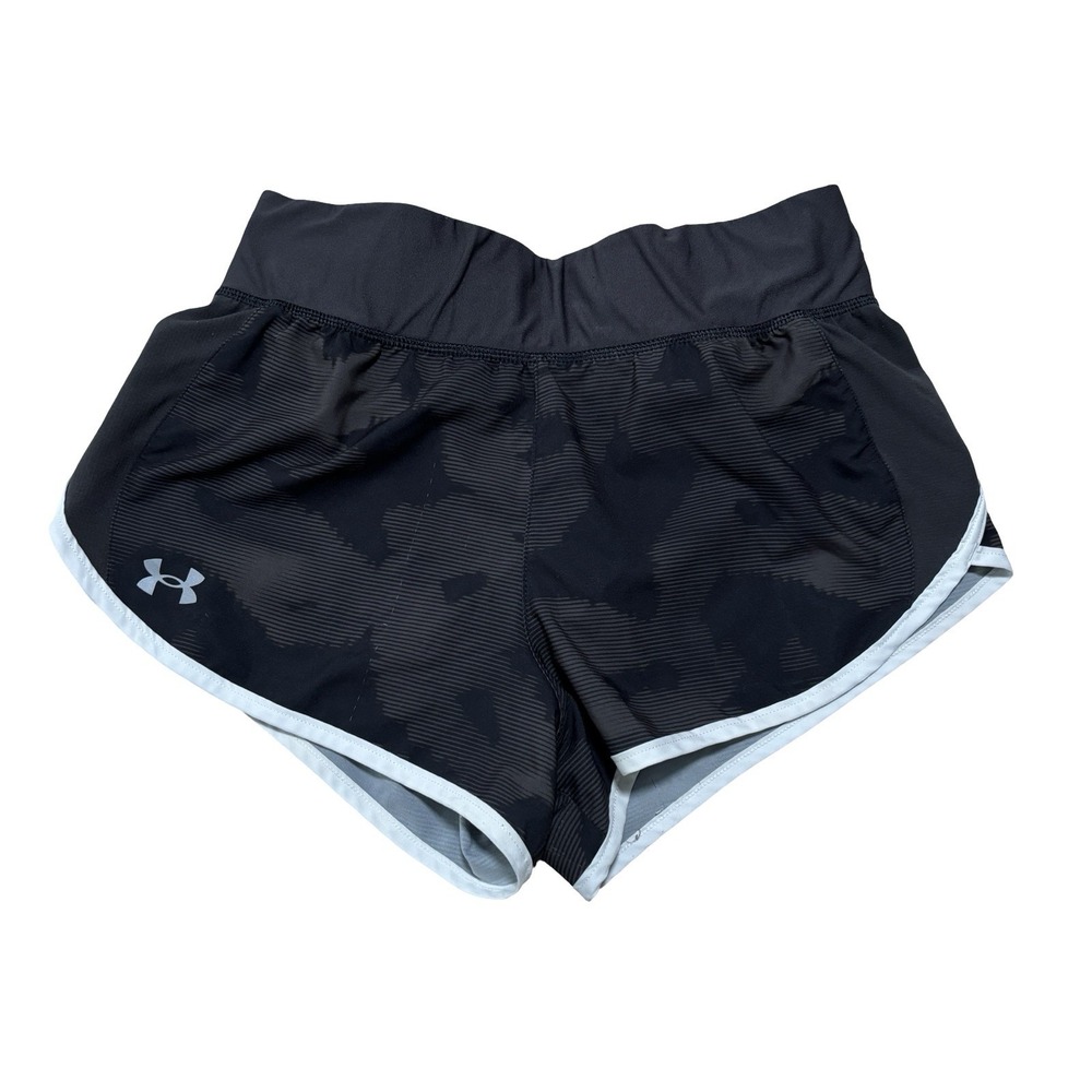 Under Armour Women's Fitted Speed Pocket Running Shorts Size Sm *FLAWED* 28x2.5